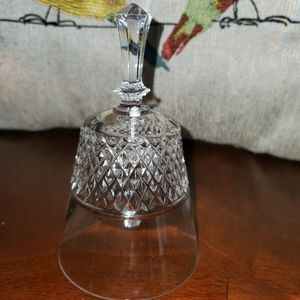 Vintage etched glass bell 🔔